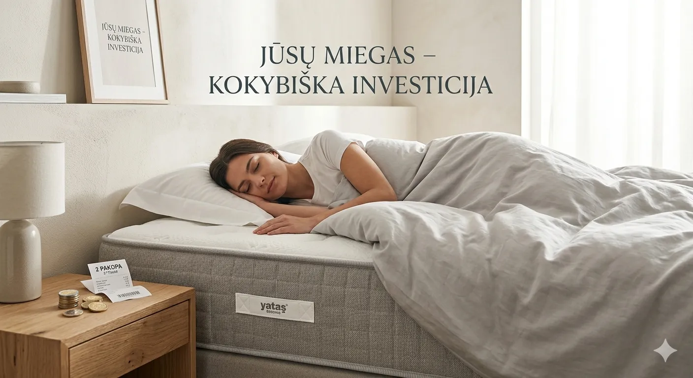 Naujienos: Geriausia 2 pakopos investicija – Jūsų poilsis - Yatas Bedding