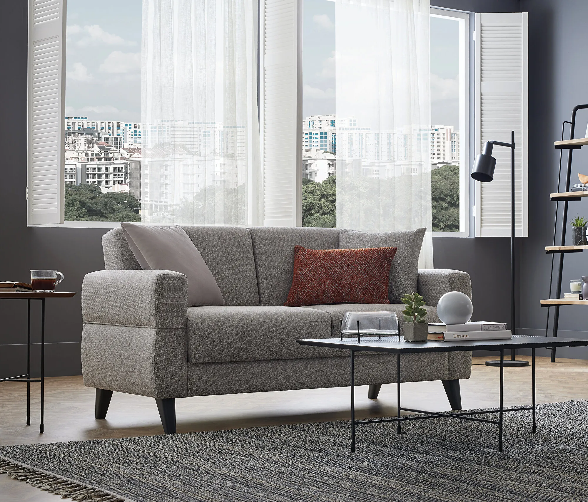 Astera - 2 vietų sofa - Yatas Bedding