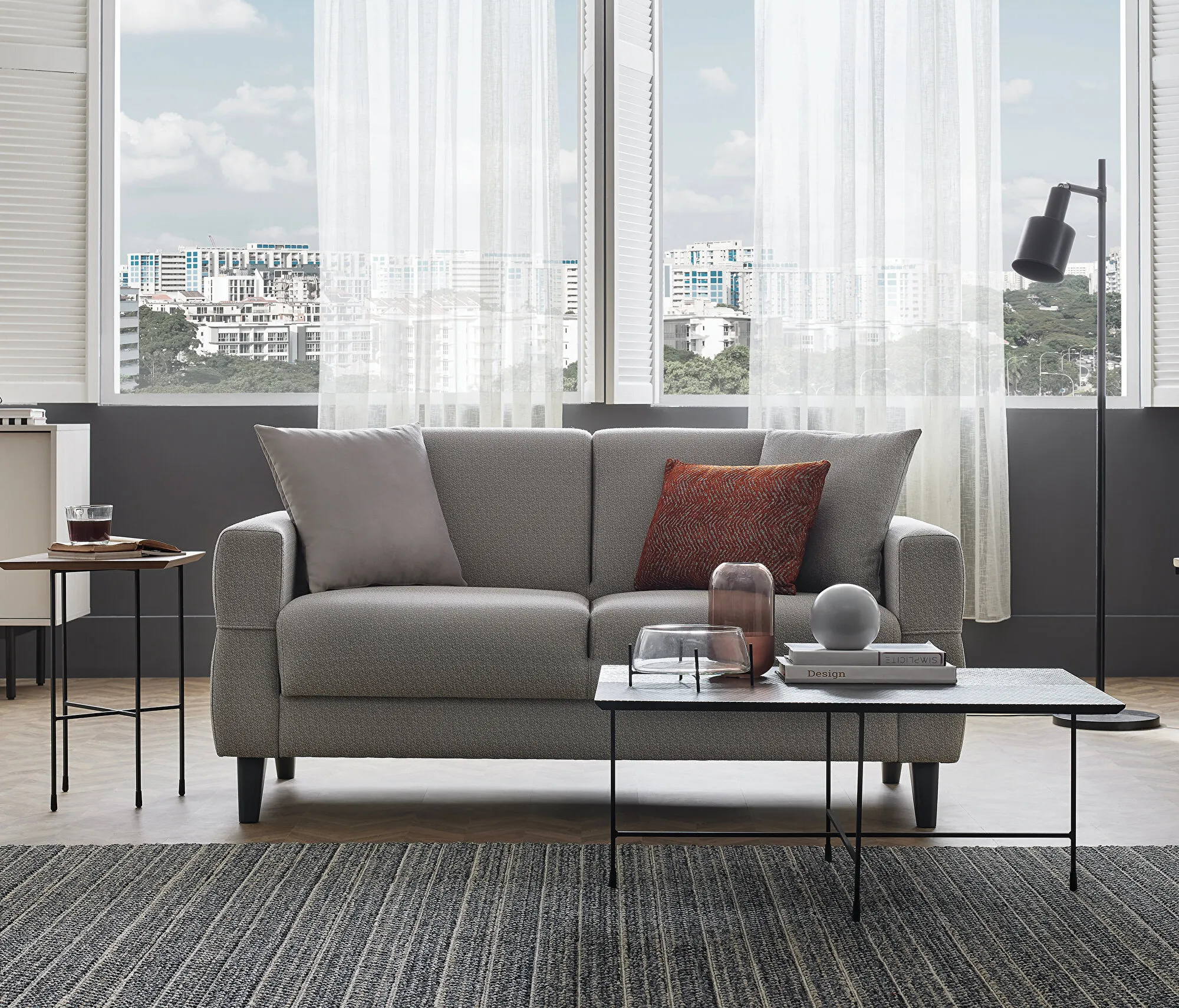 Astera - 2 vietų sofa - Yatas Bedding