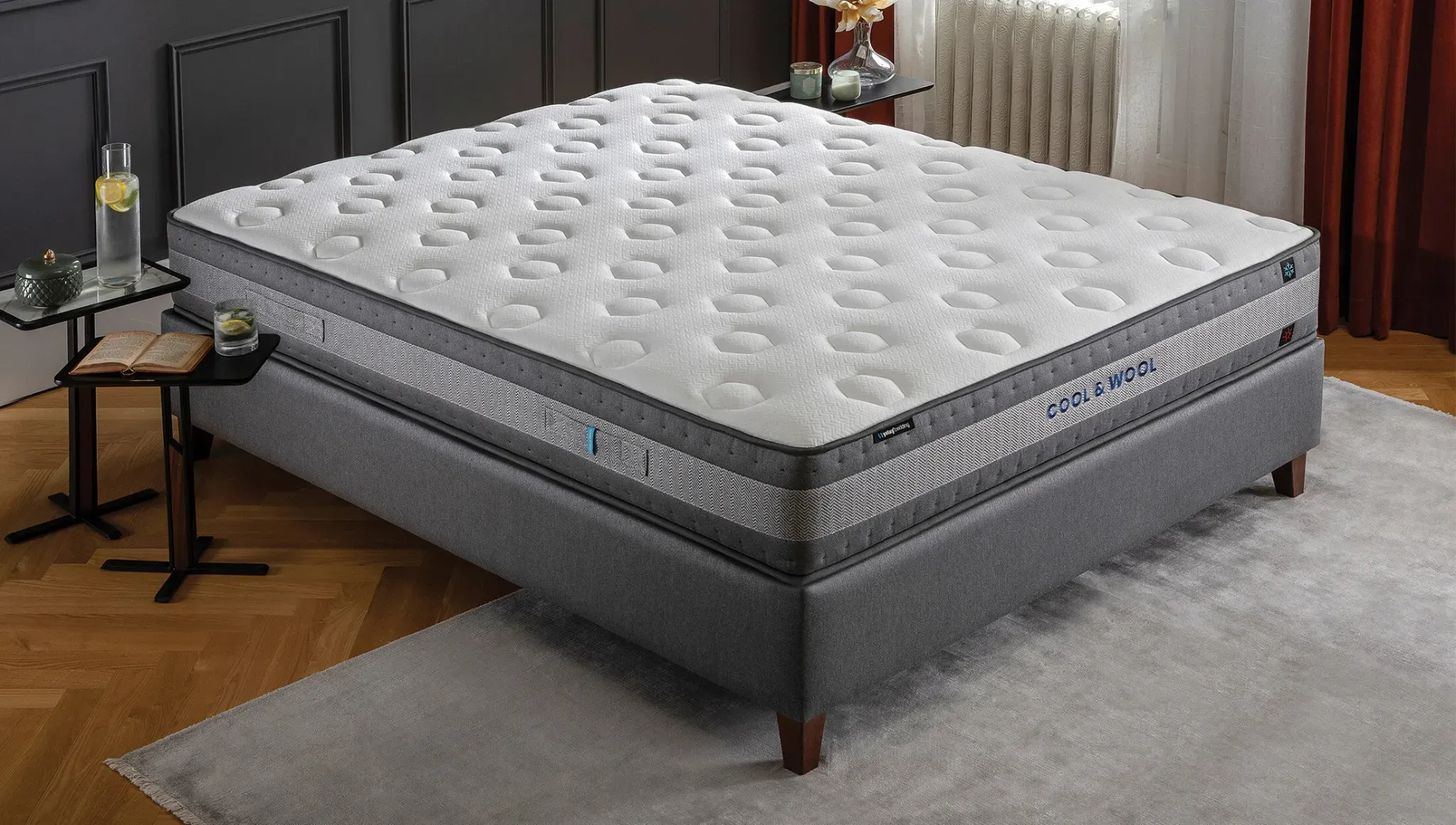 Čiužinys COOL&WOOL 120x200 - Yatas Bedding