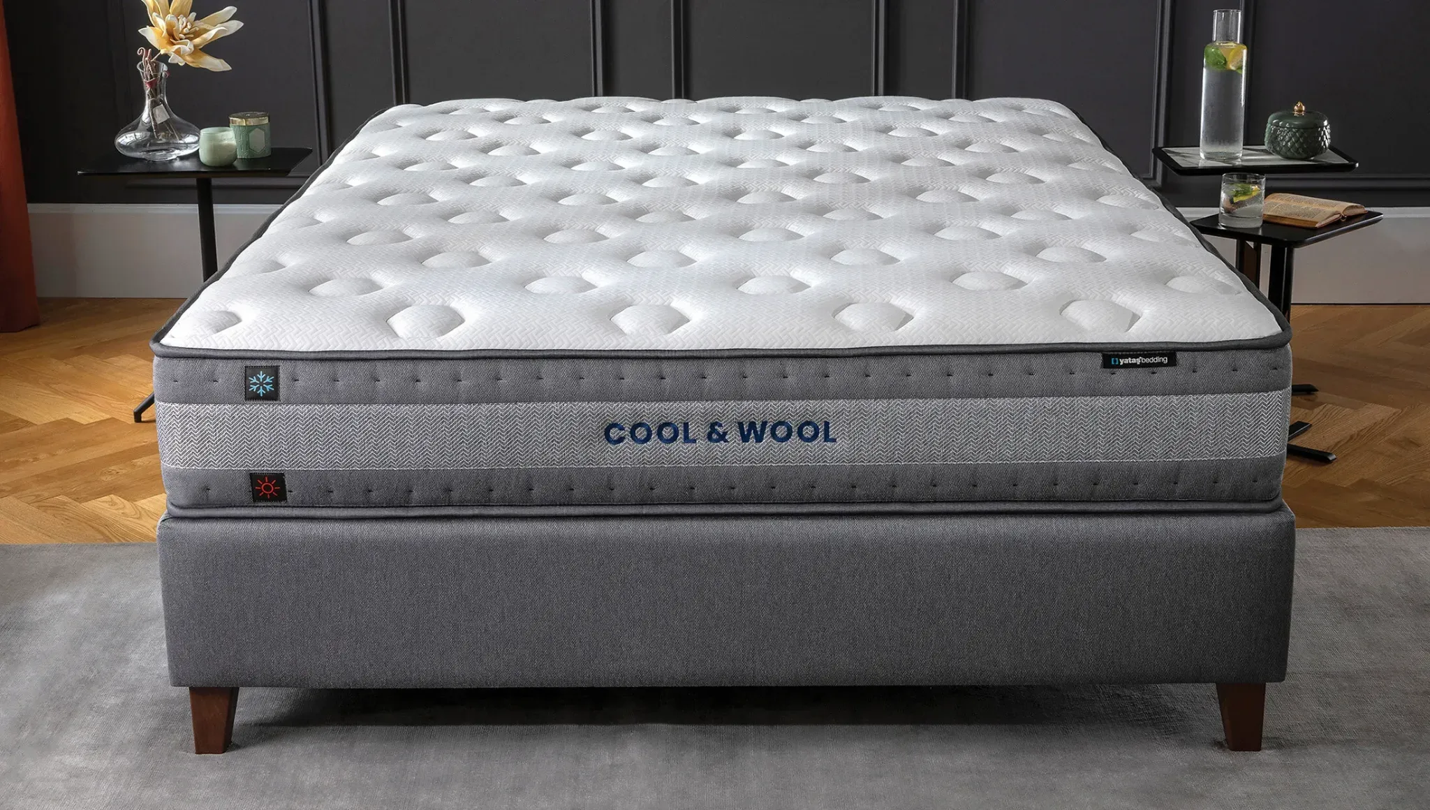 Čiužinys COOL&WOOL 120x200 - Yatas Bedding