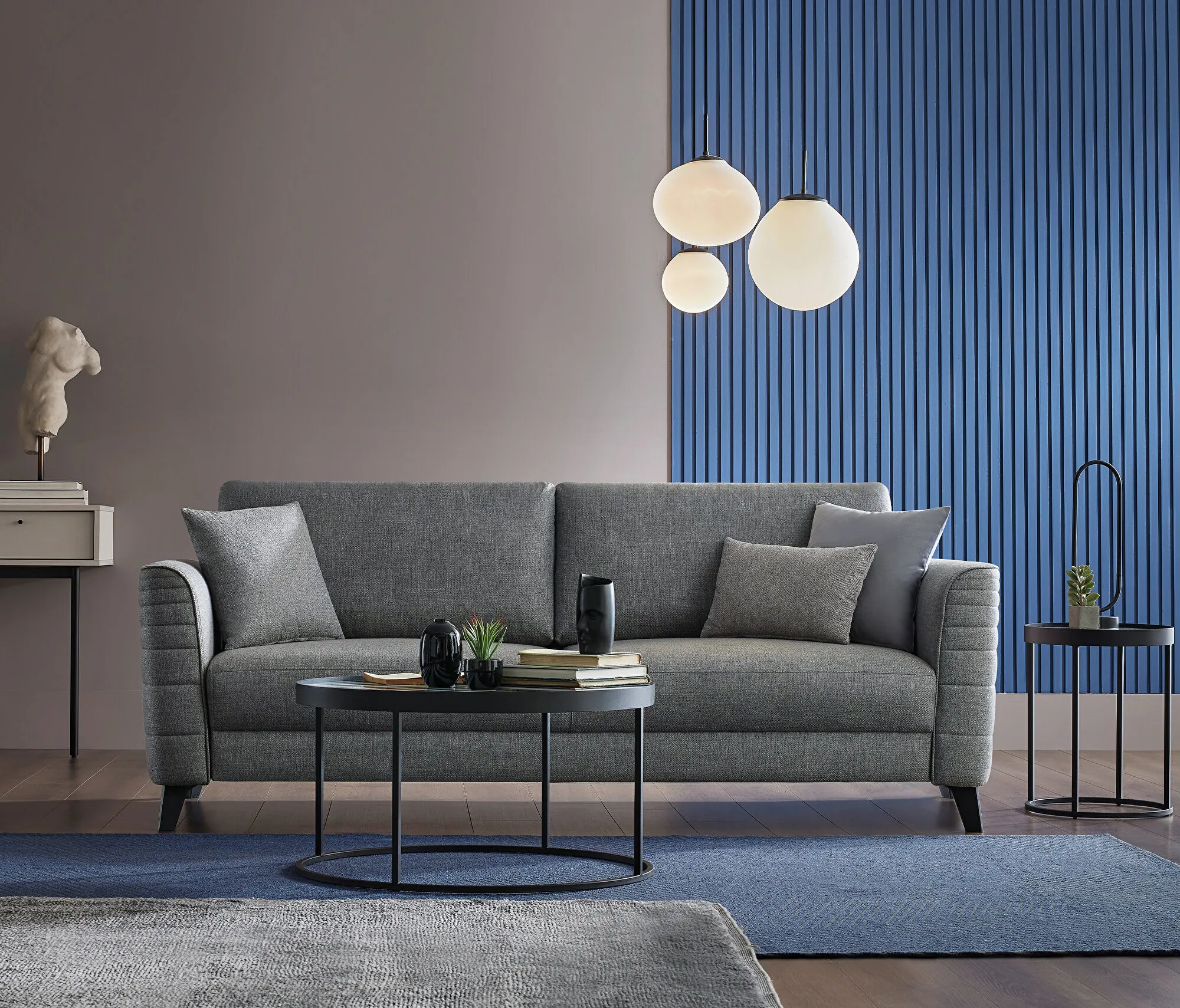 Grace 3 vietų sofa - lova - Yatas Bedding