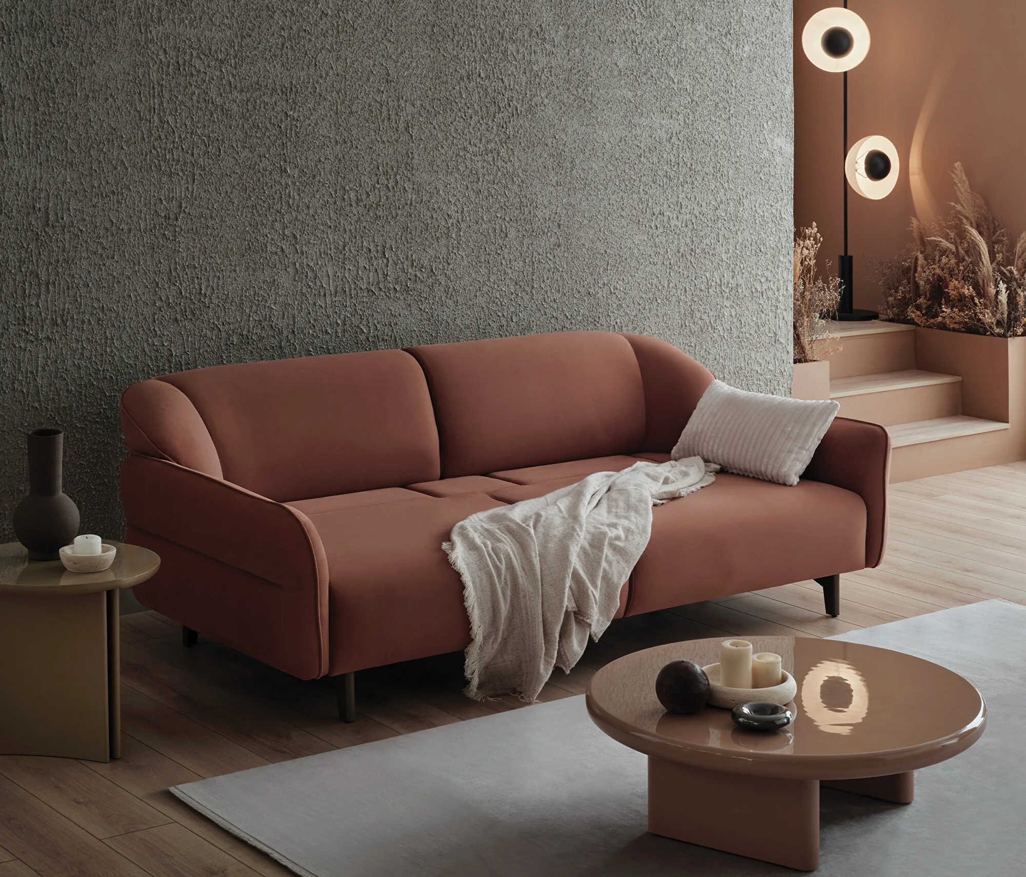 Hera 3 vietų sofa - lova - Yatas Bedding