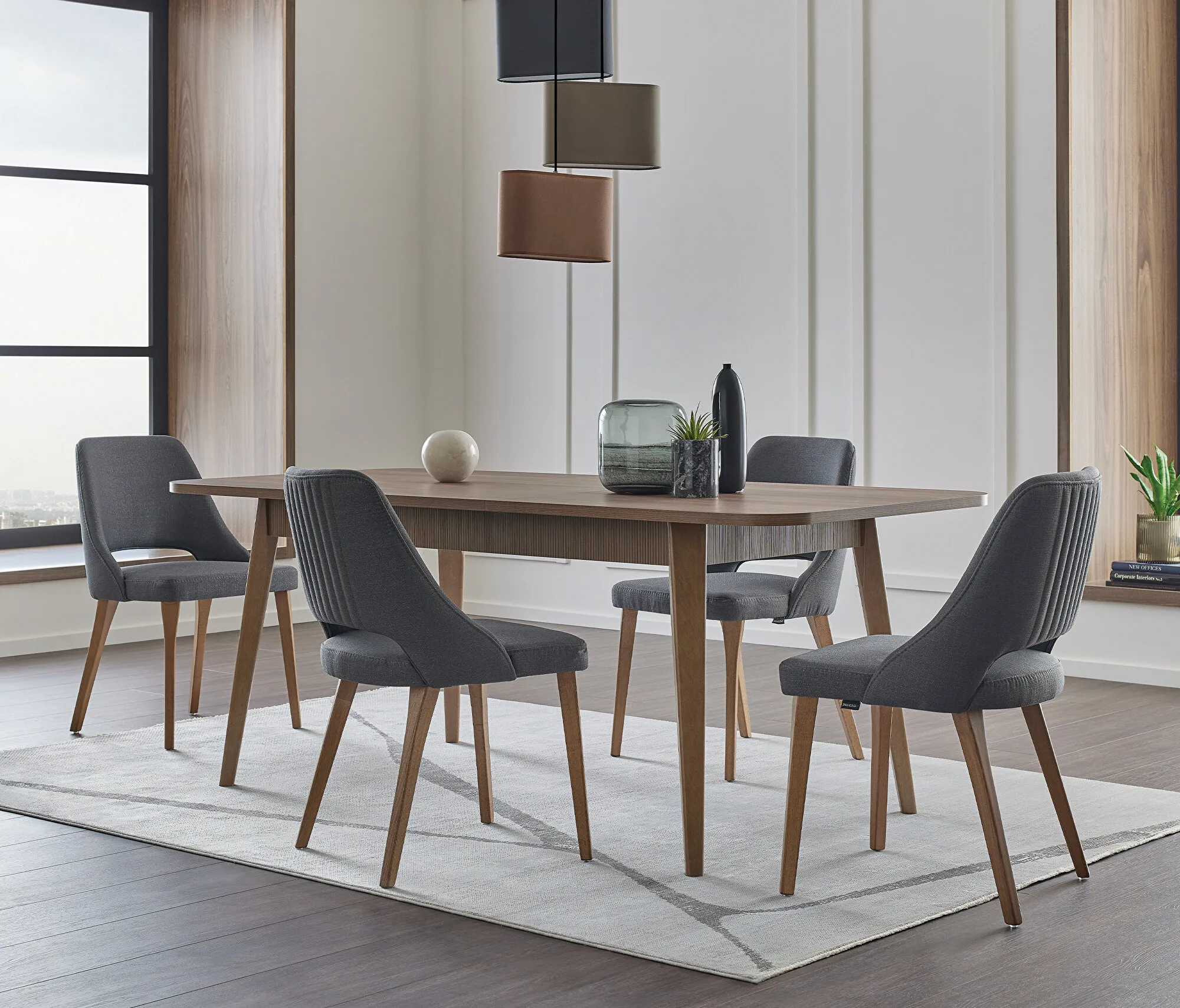 Išskleidžiamas Valgomojo Stalas - PAVIA - Yatas Bedding