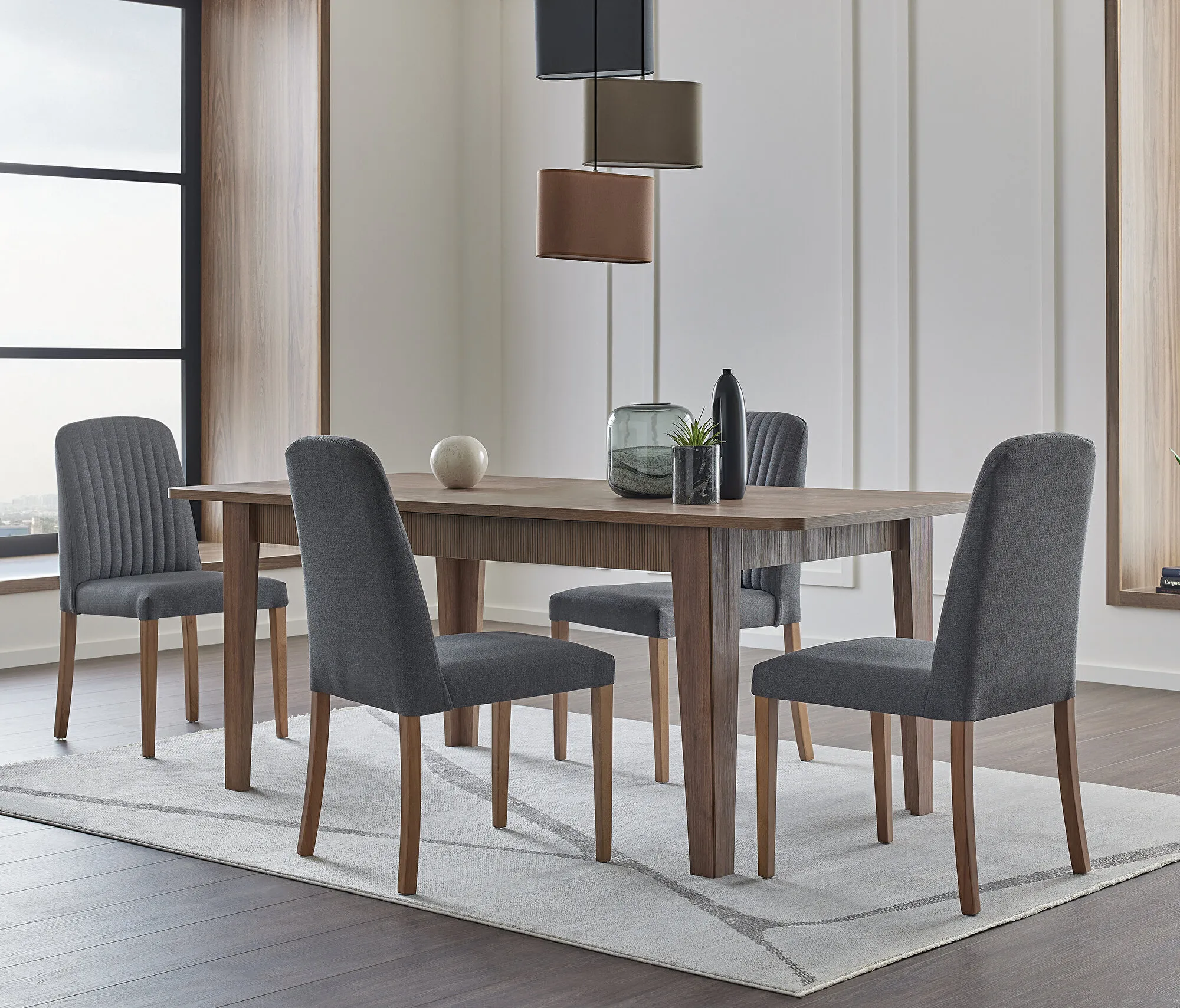 Išskleidžiamas Valgomojo Stalas - Pavia - Yatas Bedding