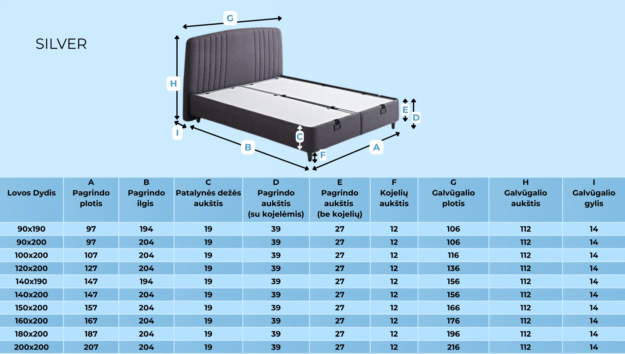 Lova SILVER - Yatas Bedding