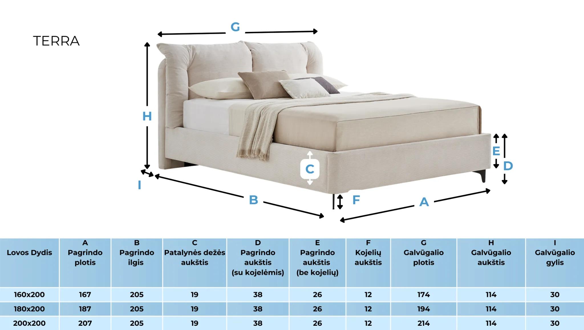 Lova TERRA - Yatas Bedding