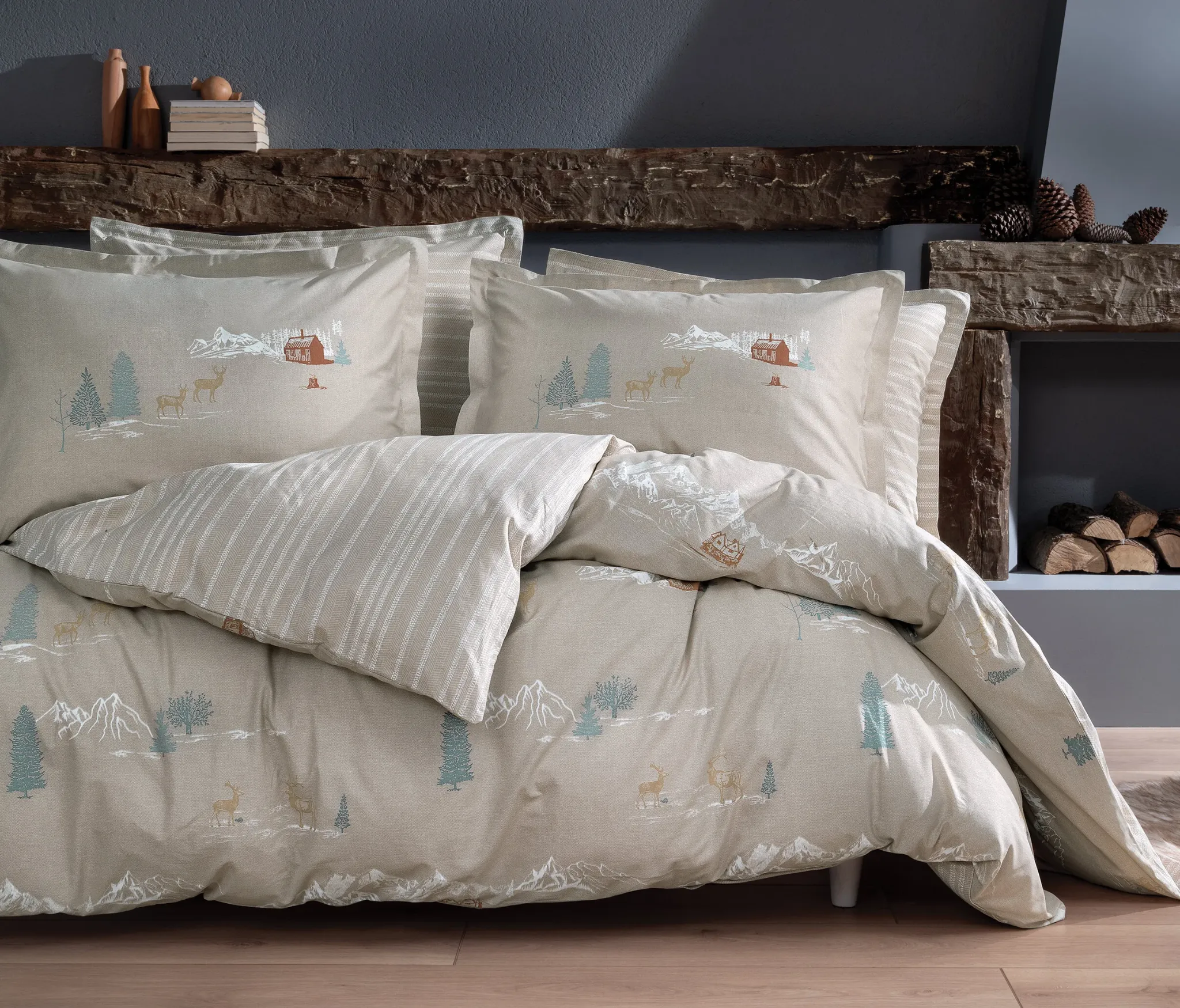 Medvilininis patalynės komplektas - Meteo - Yatas Bedding