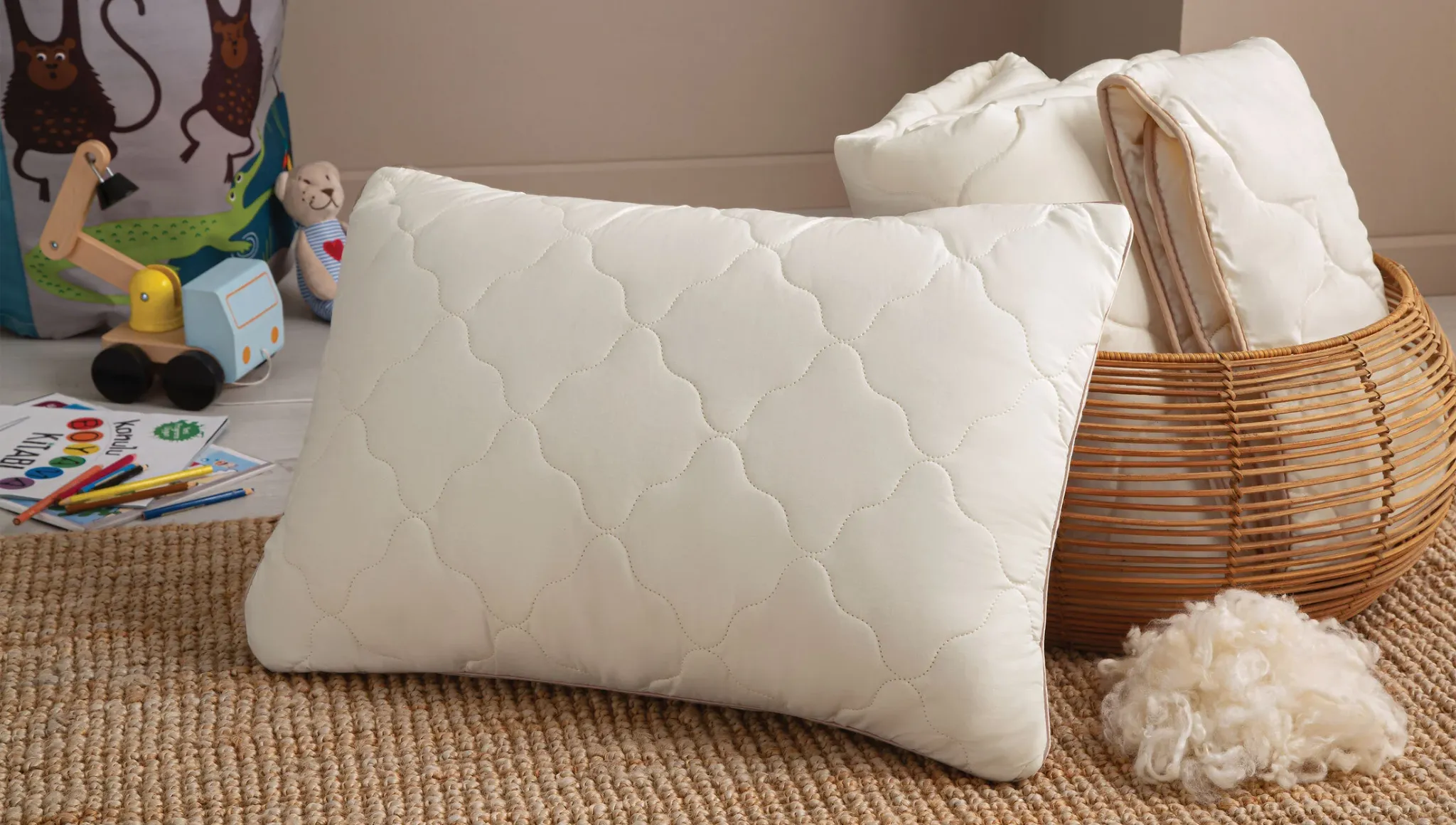 Pagalvė SUPERWASHED WOOL BABY - Yatas Bedding