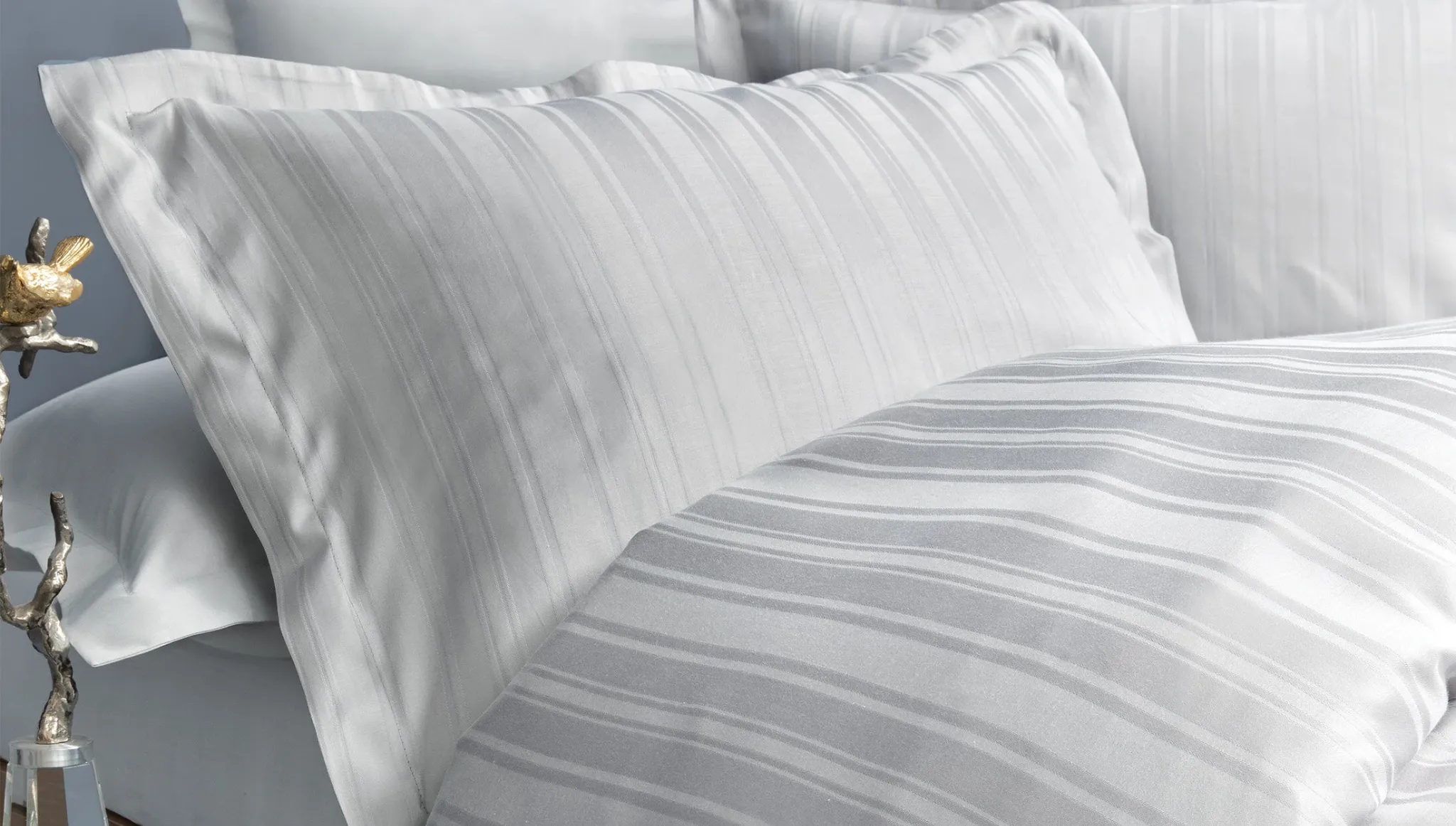 Satino patalynės komplektas GREY - Yatas Bedding