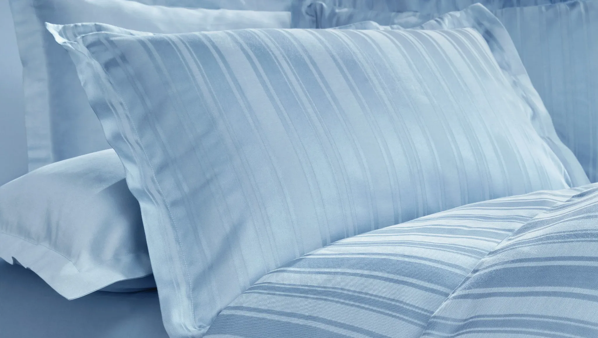 Satino patalynės komplektas INDIGO - Yatas Bedding