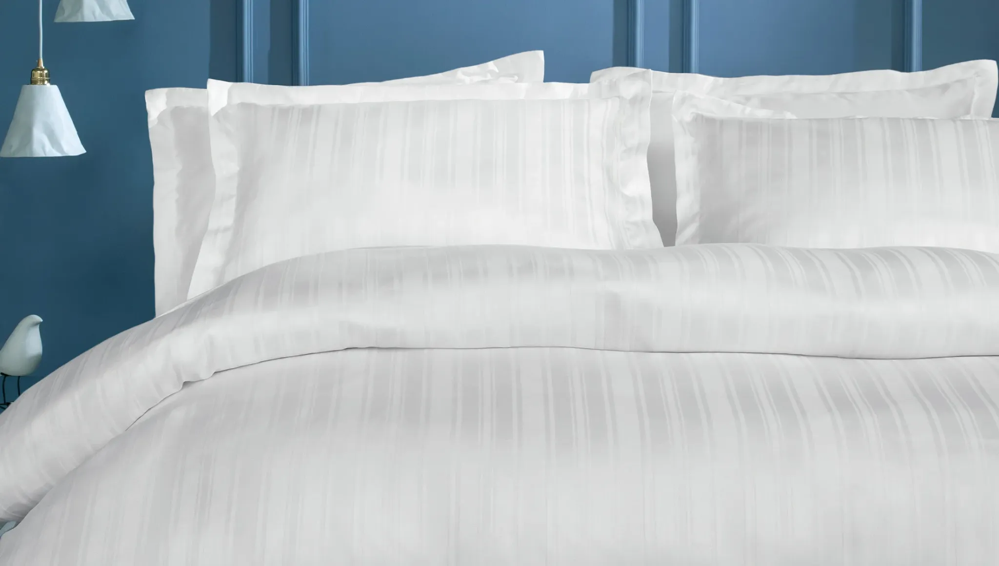 Satino patalynės komplektas WHITE - Yatas Bedding