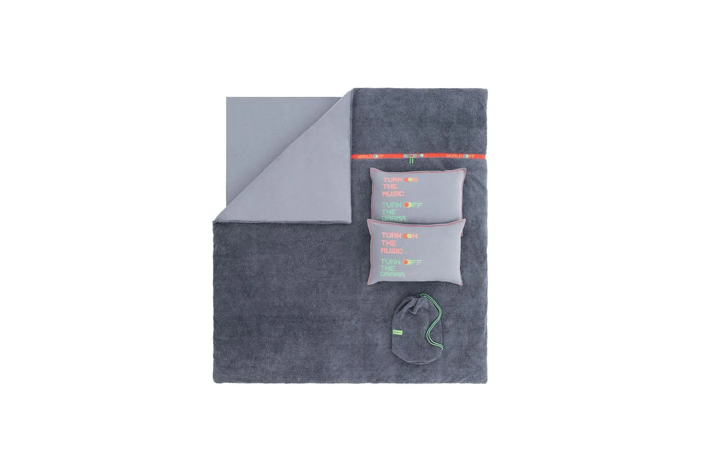 Minkštas patalynės komplektas CoverMe Music - Indigo - Yatas Bedding