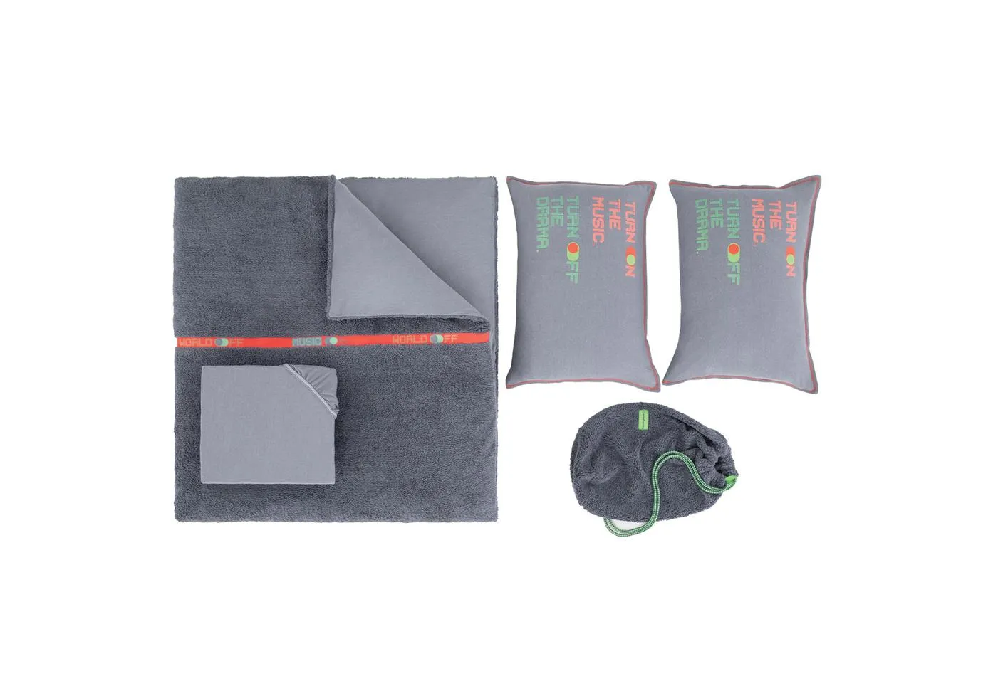 Minkštas patalynės komplektas CoverMe Music - Indigo - Yatas Bedding