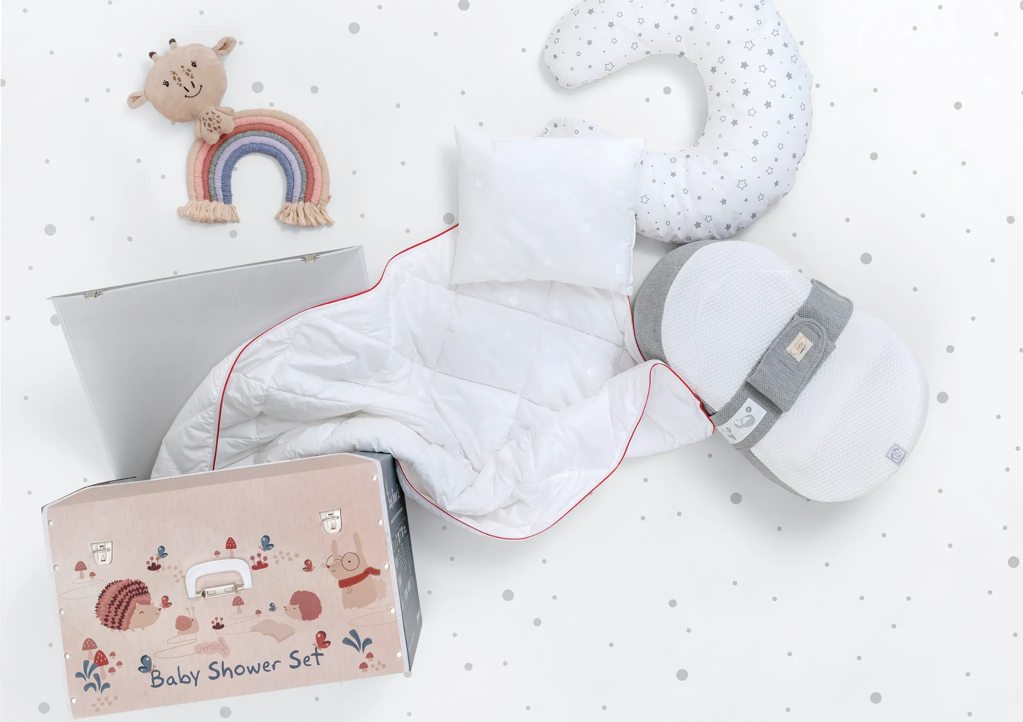 Rinkinys kūdikiui ir mamai BABY SHOWER SET - Yatas Bedding