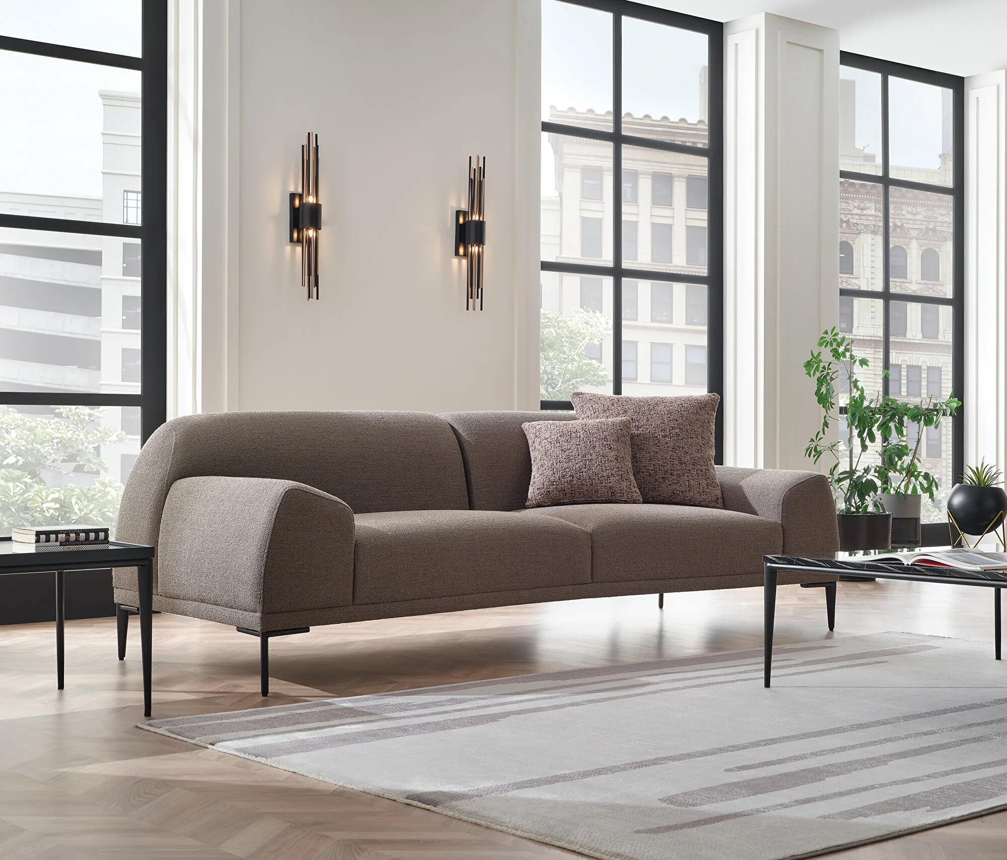 Swan - 2,5 vietų sofa - Yatas Bedding