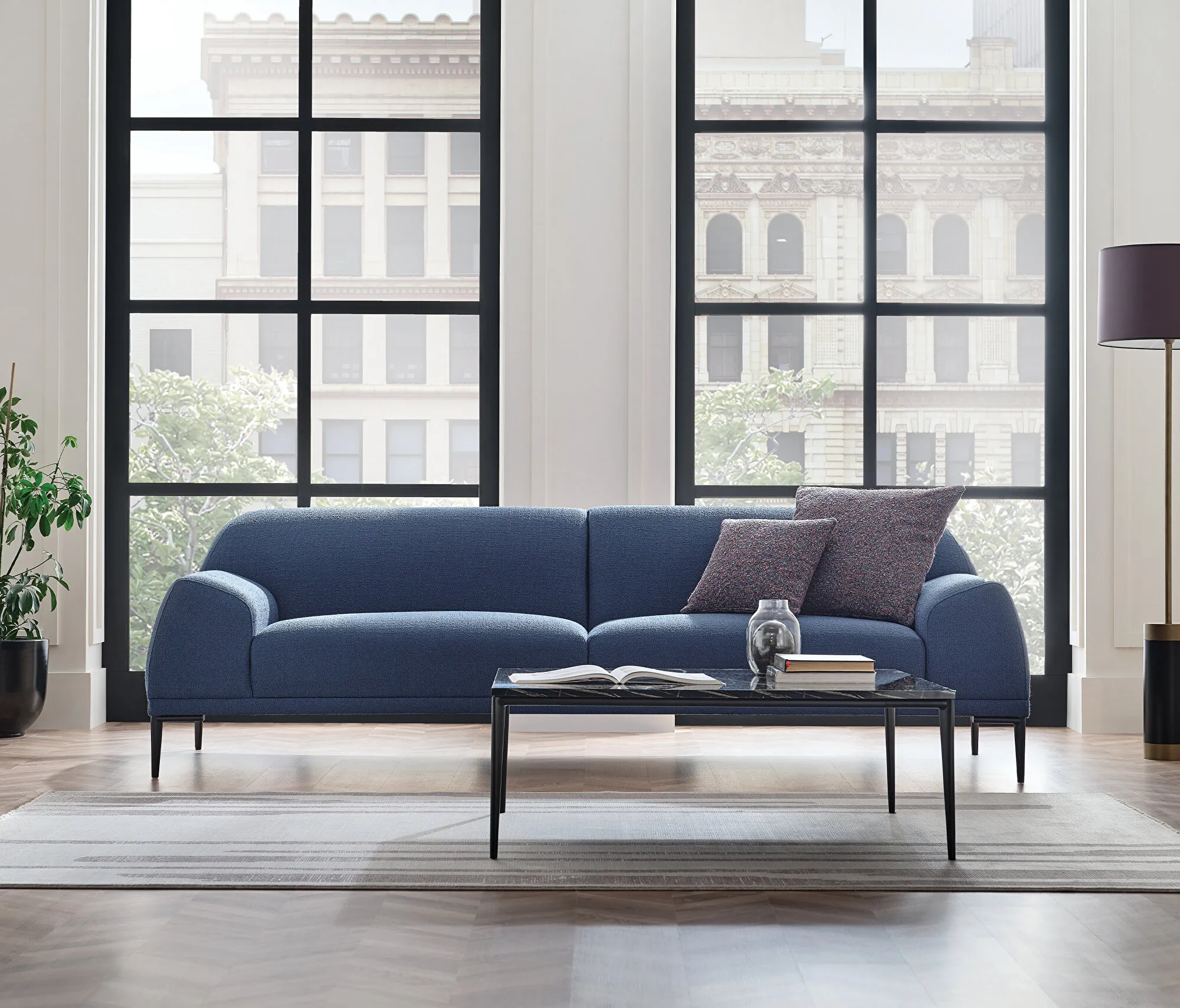 Swan - 2,5 vietų sofa - Yatas Bedding