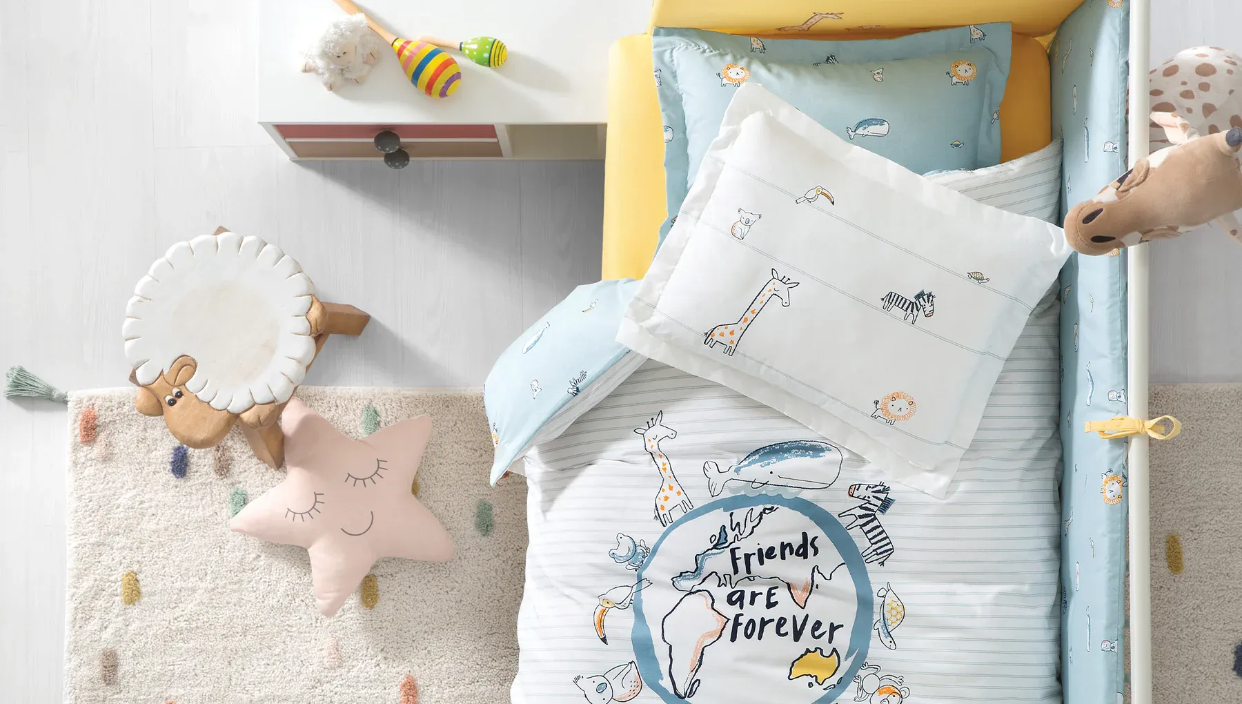 Vaikiška patalynė DRAUGAI - Yatas Bedding