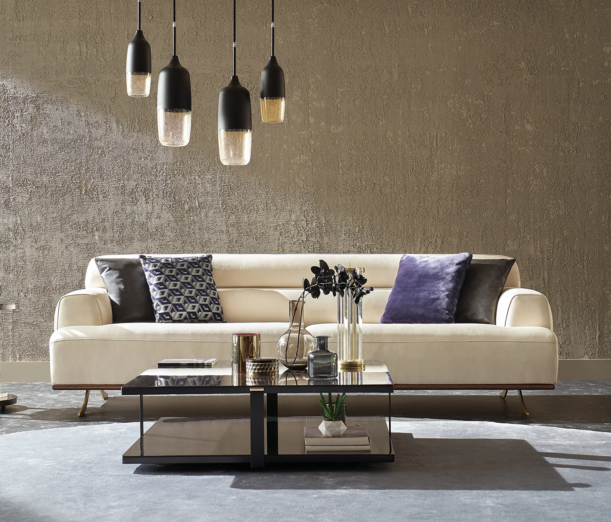 Valdera - 2,5 vietų sofa - Yatas Bedding