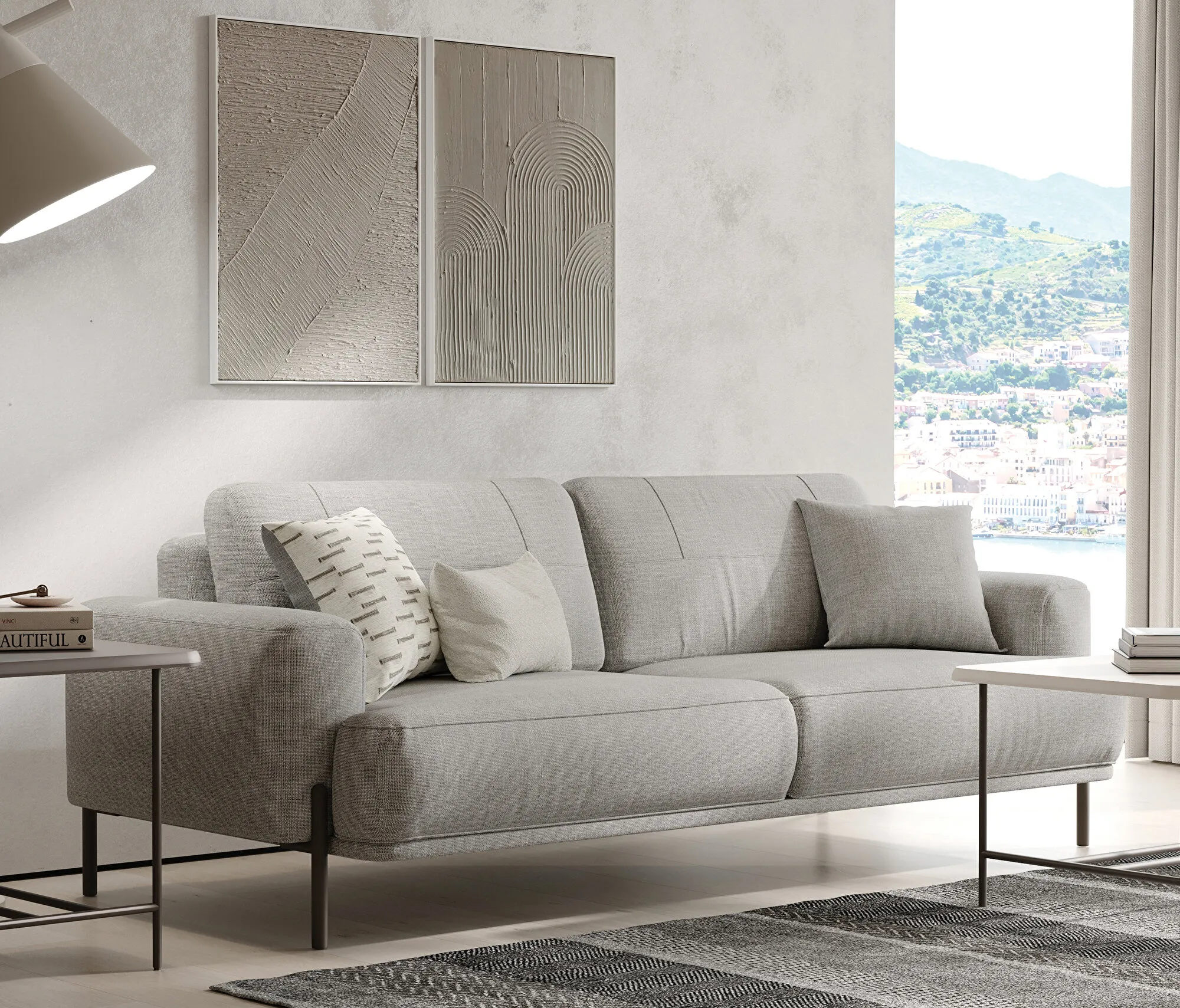 Varena - 2 vietų sofa - Yatas Bedding